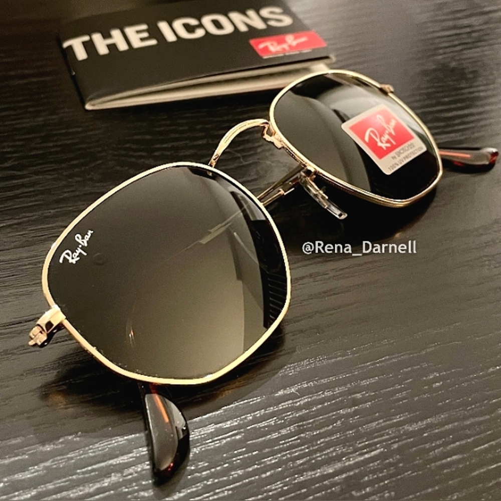 Ray Ban Hexagonal RB3548N Green Lens New
